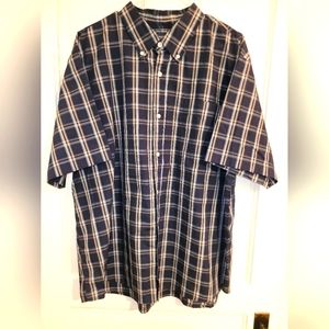 Basic Editions short sleeve dress shirt 2XL